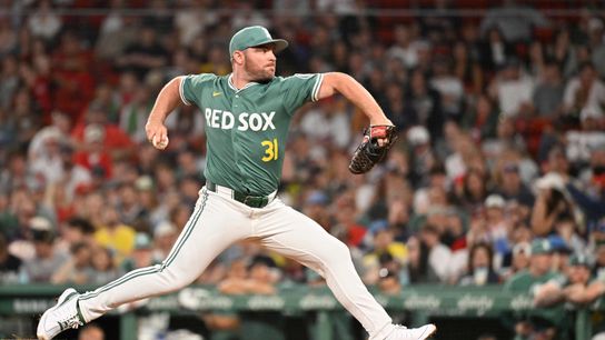 Red Sox’ Liam Hendriks addresses Alex Cora’s ’slip of the tongue’ that he will not pitch again this season taken at BSJ Headquarters (Red Sox)